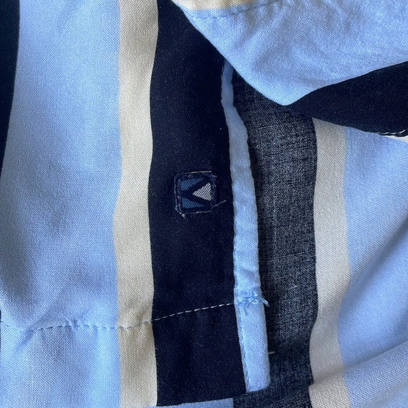Blue Striped Button Down XL Kolby - Picture 5 of 9